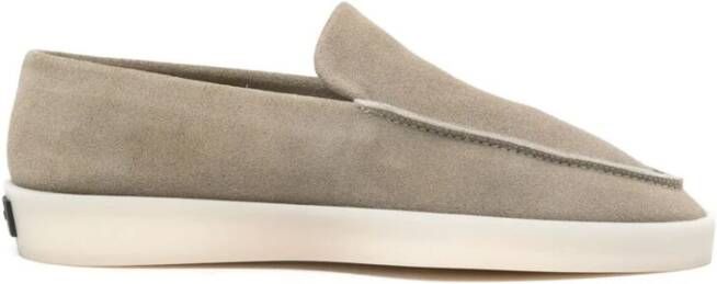 Fear Of God Antracietgrijze Suède Ronde Neus Schoenen Gray Dames