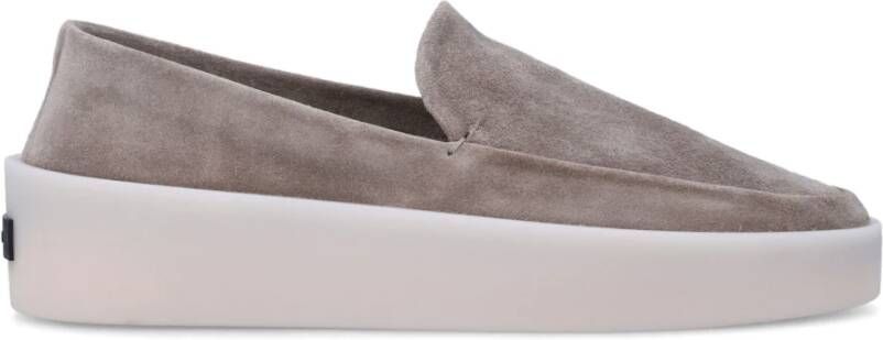 Fear Of God Luxe Suède Loafer Instap Schoenen Beige Heren