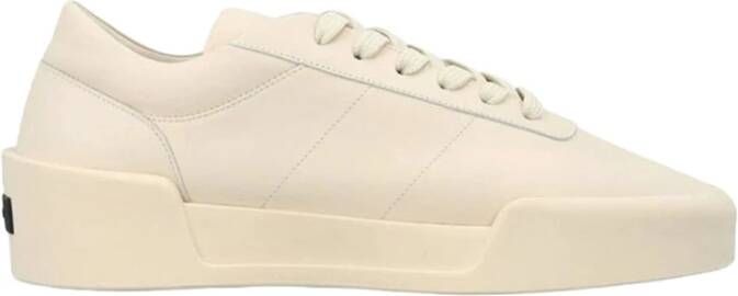 Fear Of God Witte Laagtop Aerobic Sneakers Beige Dames