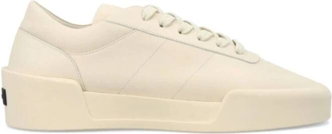 Fear Of God Witte Leren Amandel Teen Sneakers White Heren