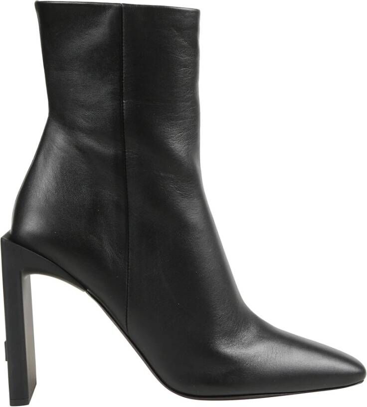 Fear Of God Zwarte Kalf Enkellaars Black Dames