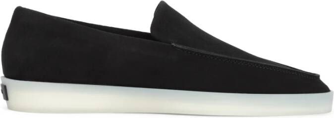 Fear Of God Zwarte Leren Loafers Stijlvolle Schoenen Black Heren