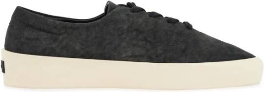 Fear Of God Zwarte Suède Minimalistische Sneakers Black Heren