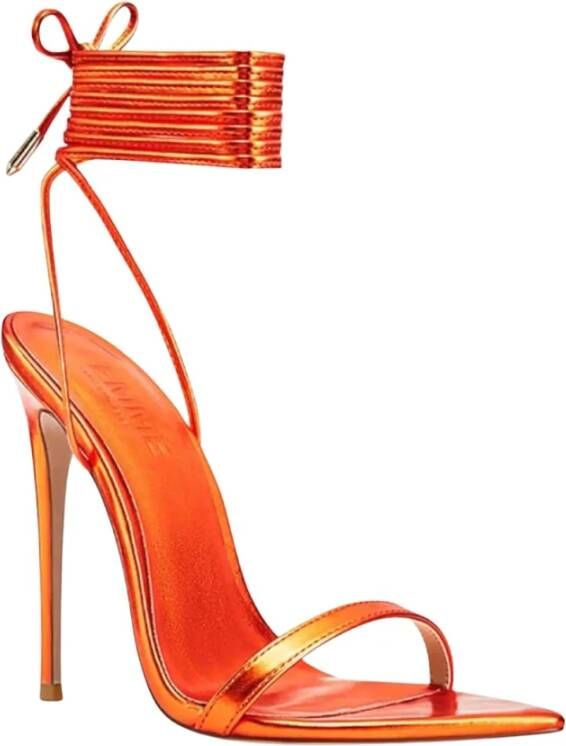 Femme LA Oranje Lace-Up Sandalen Orange Dames