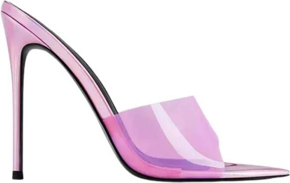 Femme LA Roze Stiletto Muiltjes Vegan Leer Pink Dames