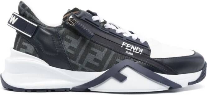 Fendi Flow Sneakers met FF Inzetstukken Black Heren