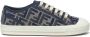 Fendi Blauwe Denim Sneakers FF Jacquard Blue Dames - Thumbnail 1