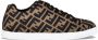 Fendi Bruine Mesh Lage Top Sneakers Brown Heren - Thumbnail 1