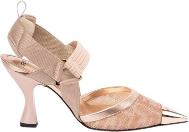 Fendi Elegante Decollete Schoenen voor Vrouwen Pink Dames