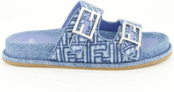 Fendi Feel Jean Sandalen Collectie 2024 Blue Dames