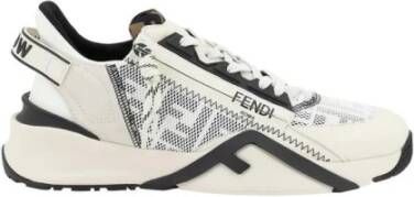 Fendi MultiColour Slip-On Sneakers met Golvende Zool Multicolor Heren