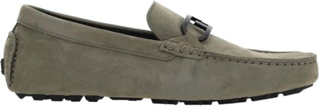 Fendi Grijze Loafer Schoenen Aw20 Gray Heren