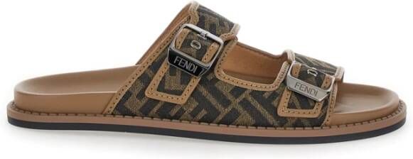 Fendi Jacquard Sandalen Multicolor Heren