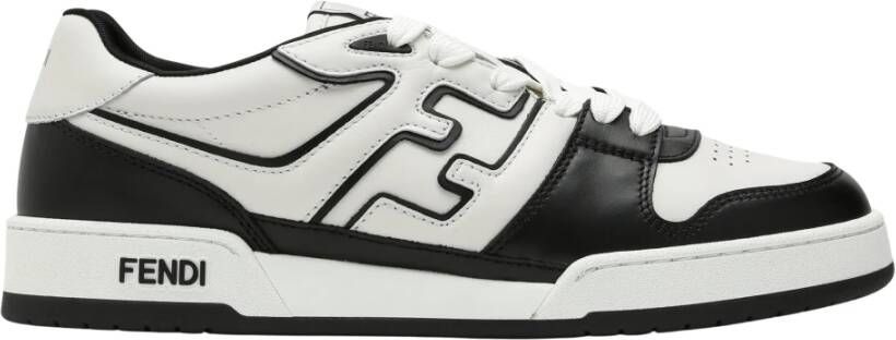 Fendi Lage Sneaker in Trendy Stijl Black Heren