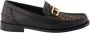 Fendi Leren Instaploafers met Metalen Detail Black Heren - Thumbnail 1