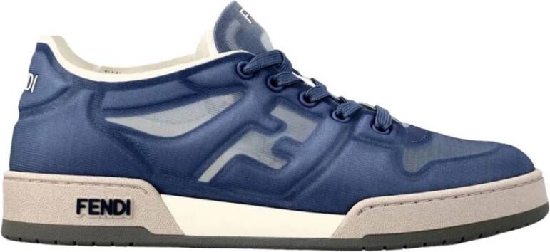 Fendi Logo FF Sneakers Blue Dames