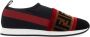 Fendi Logo Slip-On Sneakers Black Dames - Thumbnail 1