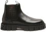 Fendi Luxe Chelsea Sneakers Zwart Bruin Black Heren - Thumbnail 1