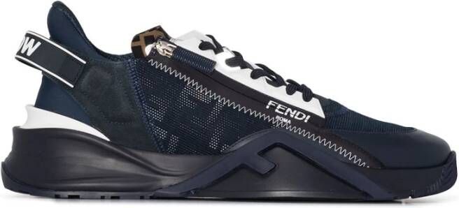 Fendi Stijlvolle Sneakers voor een Trendy Look Black Heren