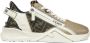 Fendi Beige Slip-On Sneakers met elastische veters Beige Heren - Thumbnail 1