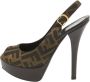 Fendi Vintage Pre-owned Canvas heels Brown Dames - Thumbnail 1