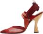 Fendi Vintage Pre-owned Canvas heels Red Dames - Thumbnail 1