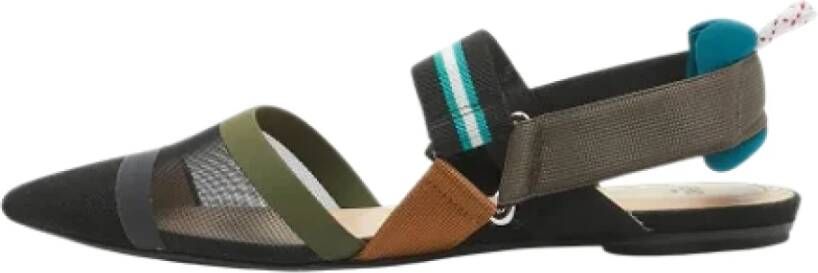 Fendi Vintage Pre-owned Canvas sandals Multicolor Dames