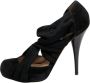 Fendi Vintage Pre-owned Fabric heels Black Dames - Thumbnail 1