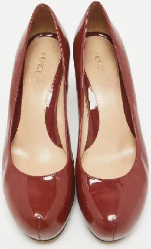 Fendi Vintage Pre-owned Fabric heels Brown Dames