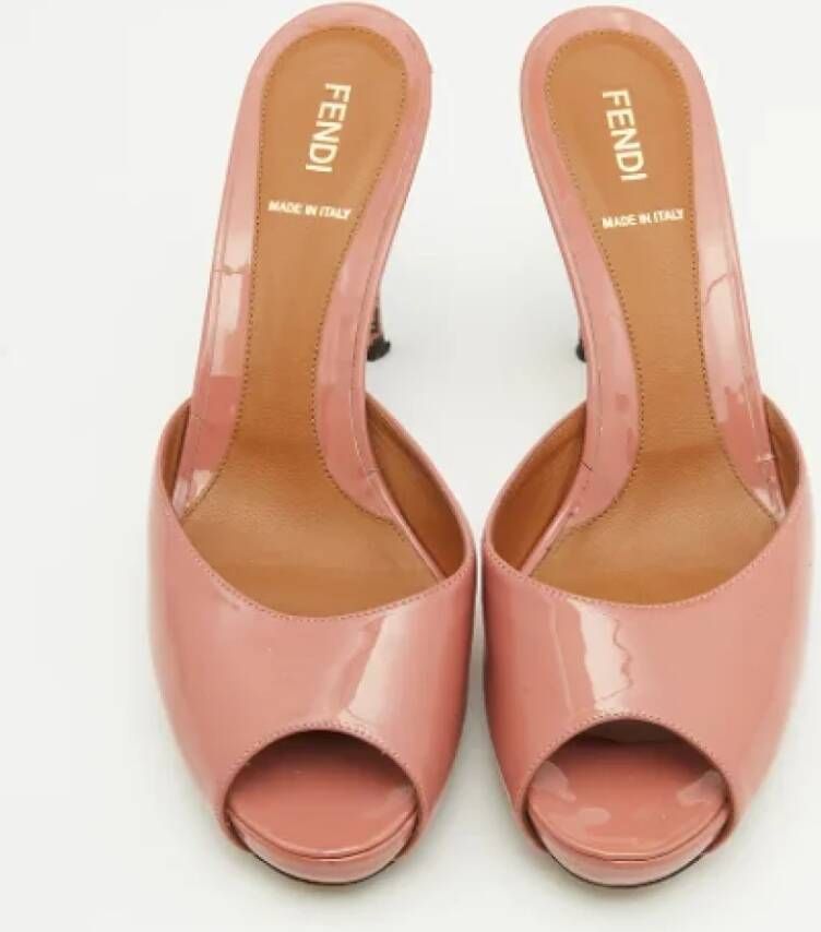 Fendi Vintage Pre-owned Fabric sandals Pink Dames