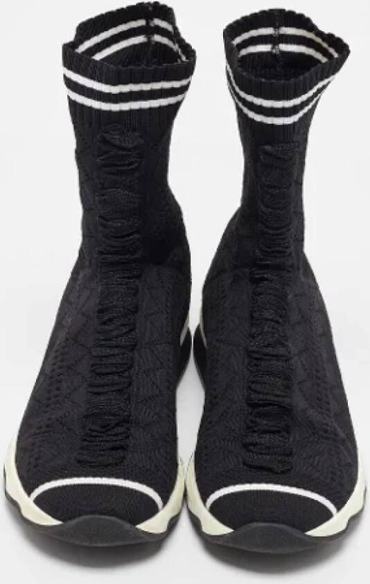 Fendi Vintage Pre-owned Fabric sneakers Black Dames