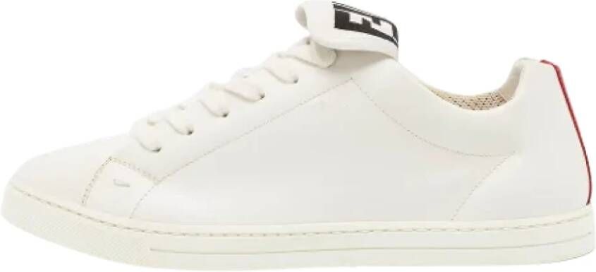 Fendi Vintage Pre-owned Fabric sneakers White Heren