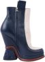 Fendi Vintage Pre-owned Leather boots Blue Dames - Thumbnail 1