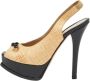 Fendi Vintage Pre-owned Leather heels Beige Dames - Thumbnail 1