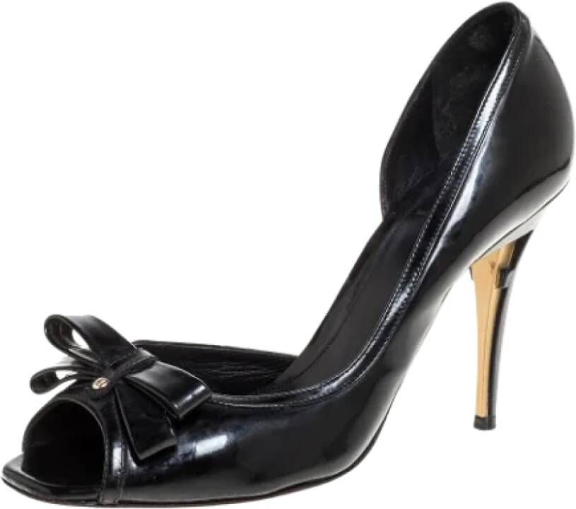 Fendi Vintage Pre-owned Leather heels Black Dames