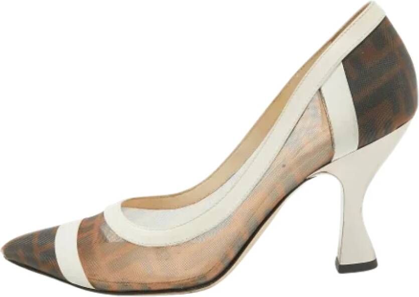 Fendi Vintage Pre-owned Leather heels Brown Dames