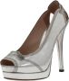 Fendi Vintage Pre-owned Leather heels Gray Dames - Thumbnail 1