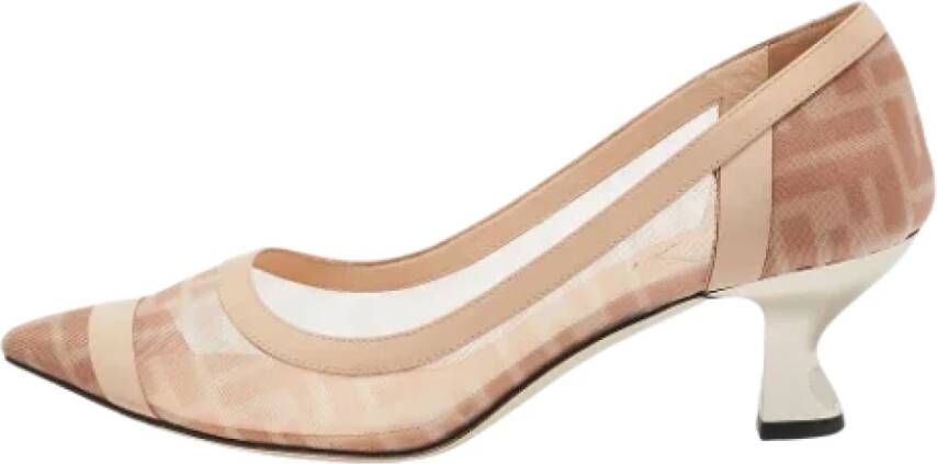 Fendi Vintage Pre-owned Leather heels Pink Dames