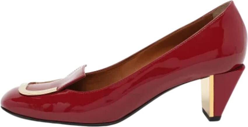 Fendi Vintage Pre-owned Leather heels Red Dames