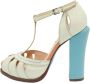 Fendi Vintage Pre-owned Leather sandals White Dames - Thumbnail 1