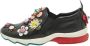 Fendi Vintage Pre-owned Leather sneakers Black Dames - Thumbnail 1