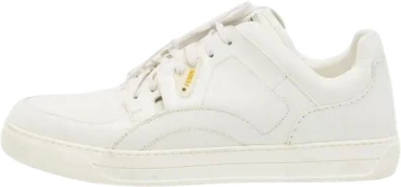 Fendi Vintage Pre-owned Leather sneakers White Heren