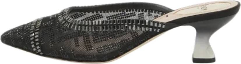 Fendi Vintage Pre-owned Mesh sandals Black Dames