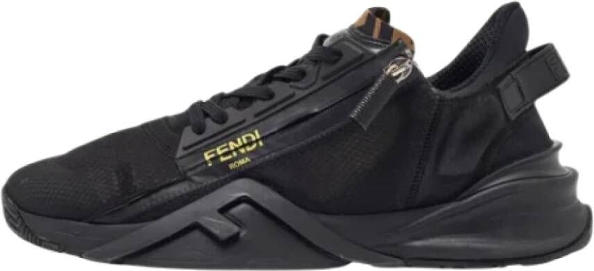 Fendi Vintage Pre-owned Mesh sneakers Black Heren