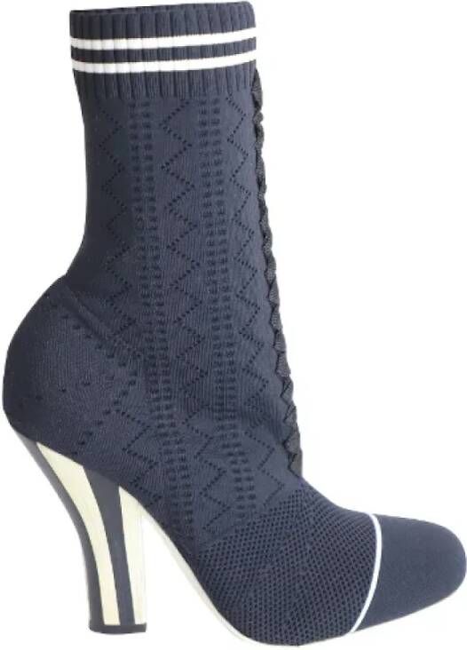 Fendi Vintage Pre-owned Nylon boots Black Dames