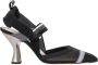 Fendi Vintage Pre-owned Nylon heels Black Dames - Thumbnail 1