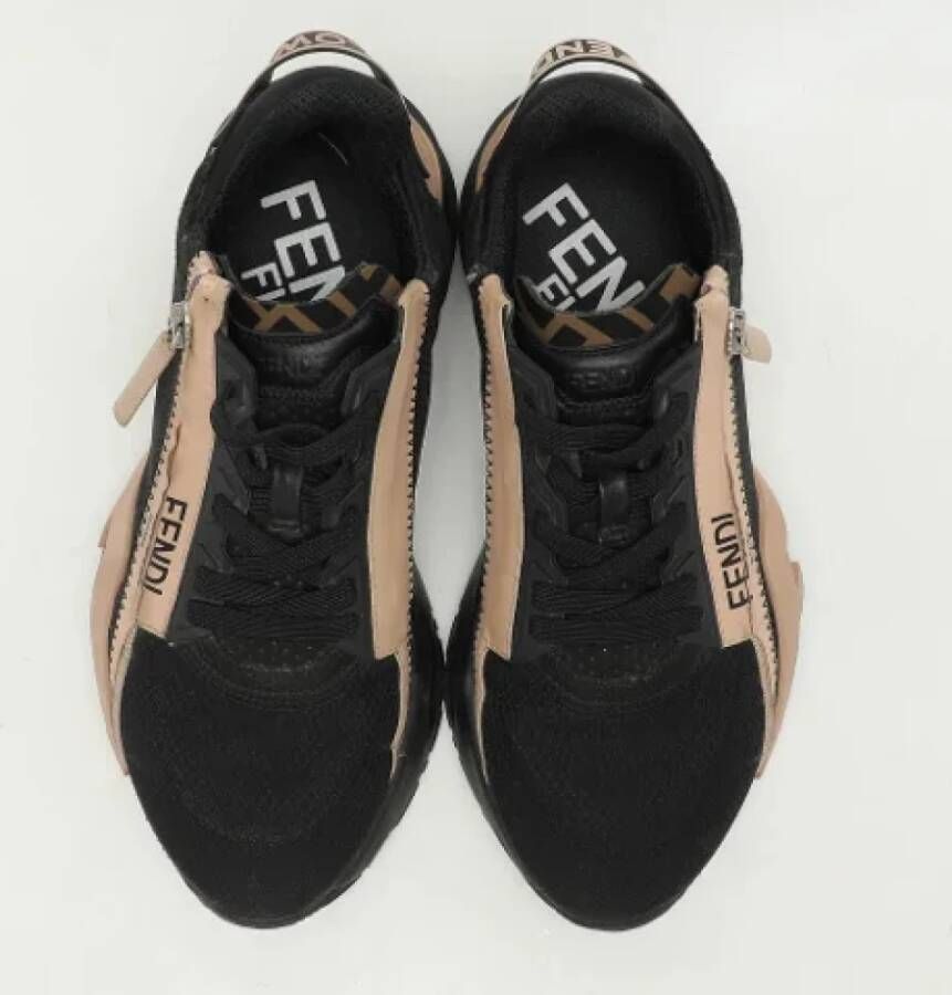 Fendi Vintage Pre-owned Nylon sneakers Black Dames