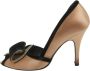 Fendi Vintage Pre-owned Satin heels Brown Dames - Thumbnail 1