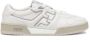 Fendi Witte Leren Sneakers met Grijze Details White Heren - Thumbnail 1