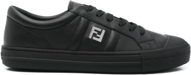 Fendi Zwarte Sneakers Stijlvolle Schoenen Black Heren